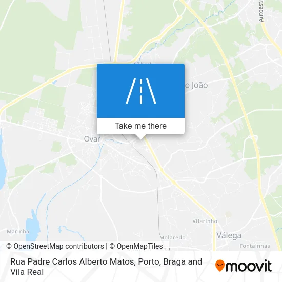 Rua Padre Carlos Alberto Matos map