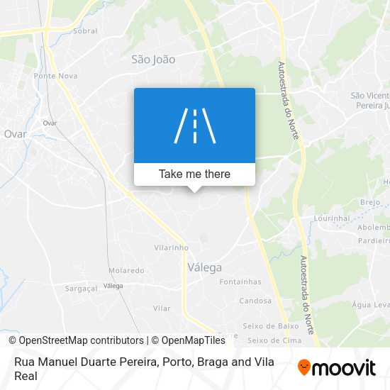 Rua Manuel Duarte Pereira mapa