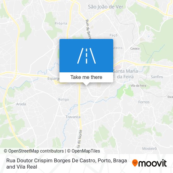 Rua Doutor Crispim Borges De Castro mapa