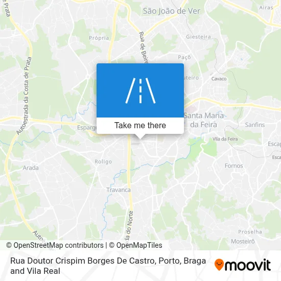 Rua Doutor Crispim Borges De Castro map