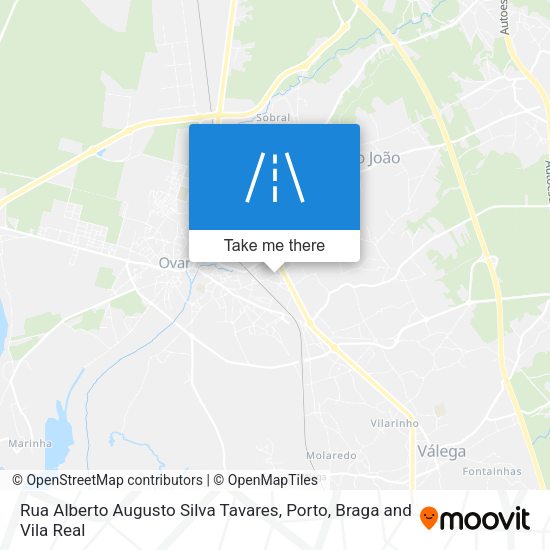 Rua Alberto Augusto Silva Tavares mapa
