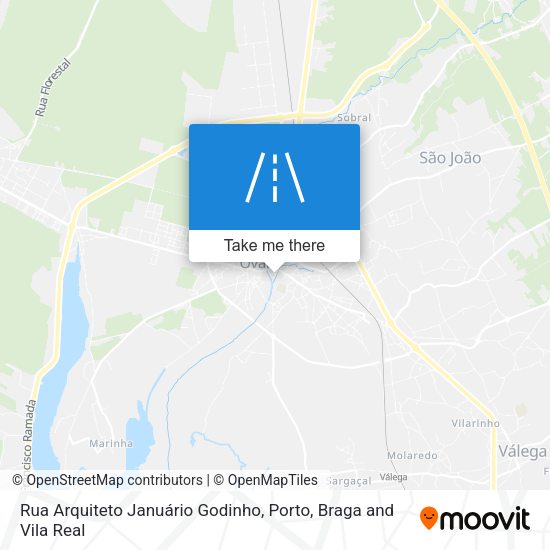 Rua Arquiteto Januário Godinho map