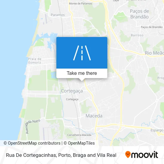 Rua De Cortegacinhas map