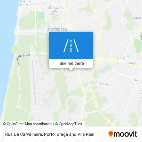 Rua Da Carvalheira map