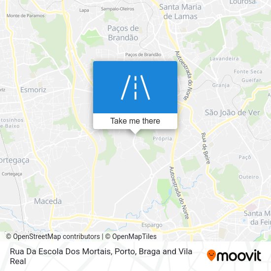 Rua Da Escola Dos Mortais map