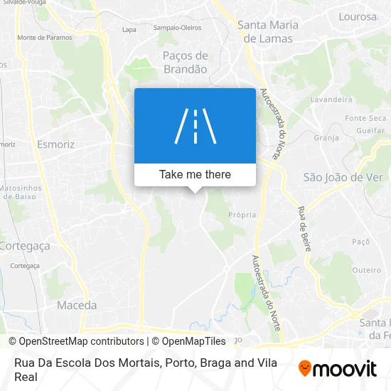 Rua Da Escola Dos Mortais map