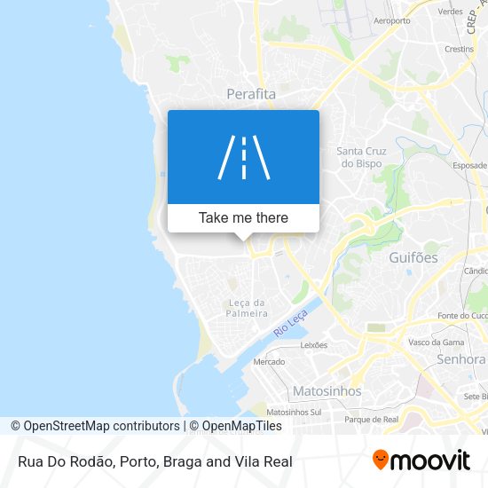 Rua Do Rodão mapa