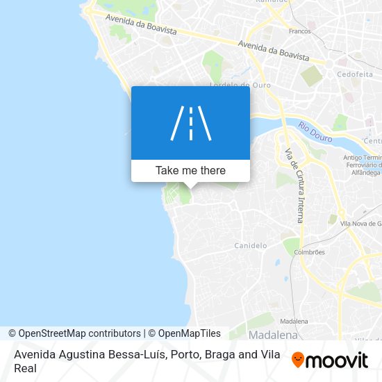 Avenida Agustina Bessa-Luís map