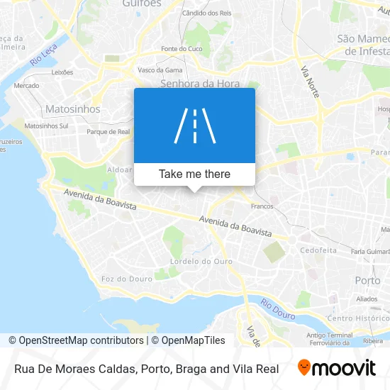 Rua De Moraes Caldas map