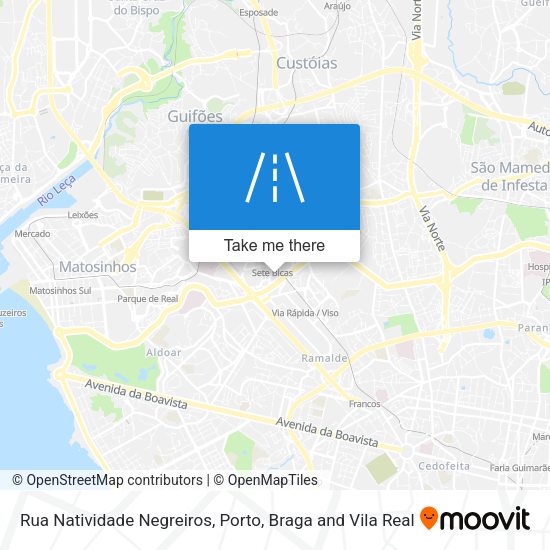 Rua Natividade Negreiros map