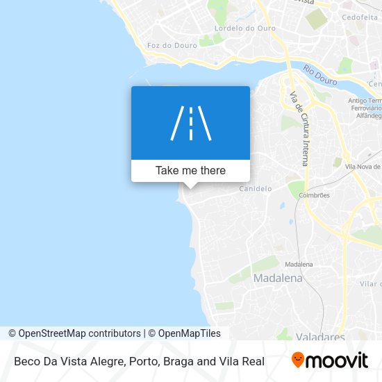 Beco Da Vista Alegre mapa