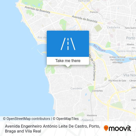 Avenida Engenheiro António Leite De Castro mapa