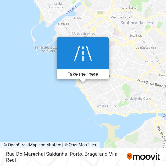Rua Do Marechal Saldanha mapa