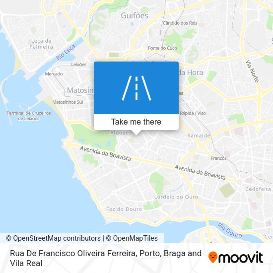 Rua De Francisco Oliveira Ferreira map