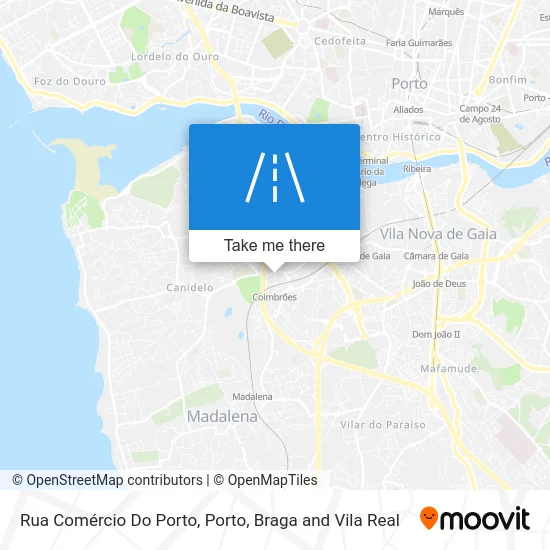 Rua Comércio Do Porto map