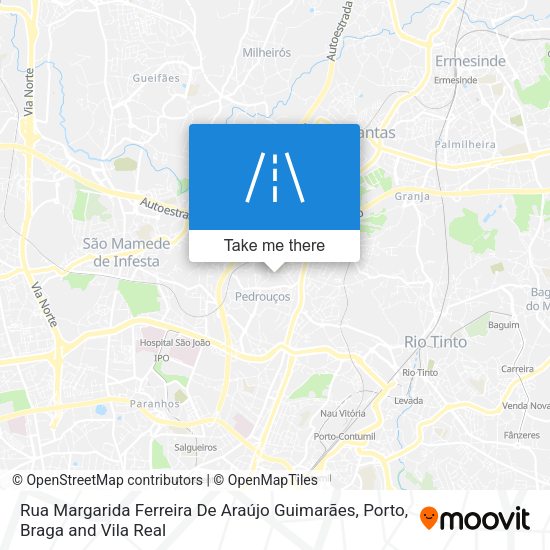 Rua Margarida Ferreira De Araújo Guimarães mapa