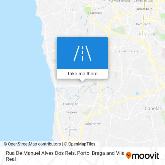 Rua De Manuel Alves Dos Reis map