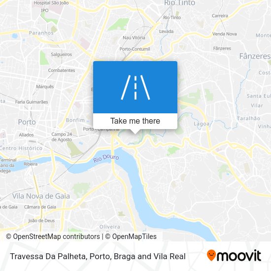 Travessa Da Palheta mapa