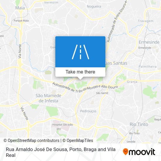 Rua Arnaldo José De Sousa mapa