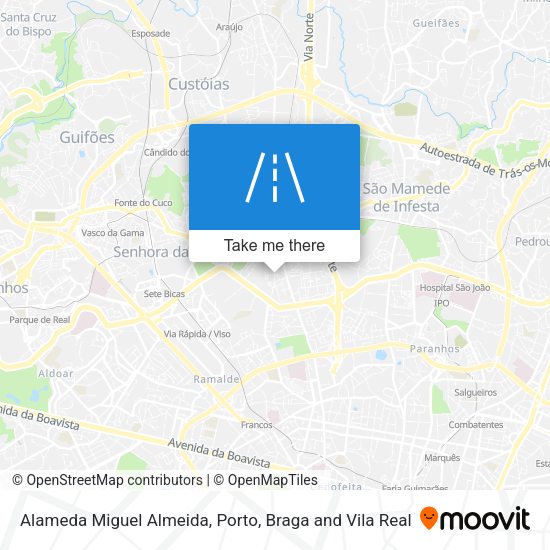 Alameda Miguel Almeida map