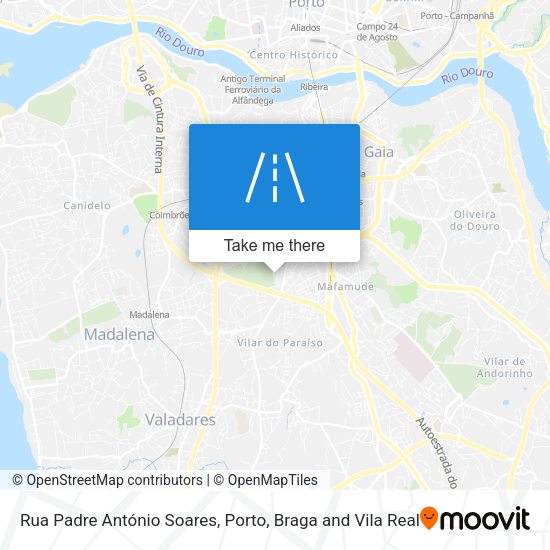Rua Padre António Soares map
