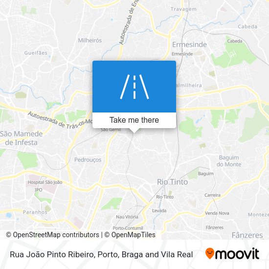 Rua João Pinto Ribeiro map