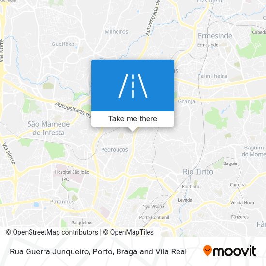 Rua Guerra Junqueiro mapa