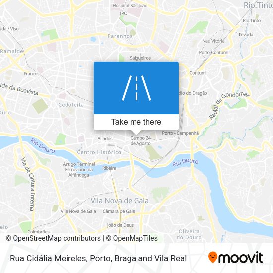 Rua Cidália Meireles map