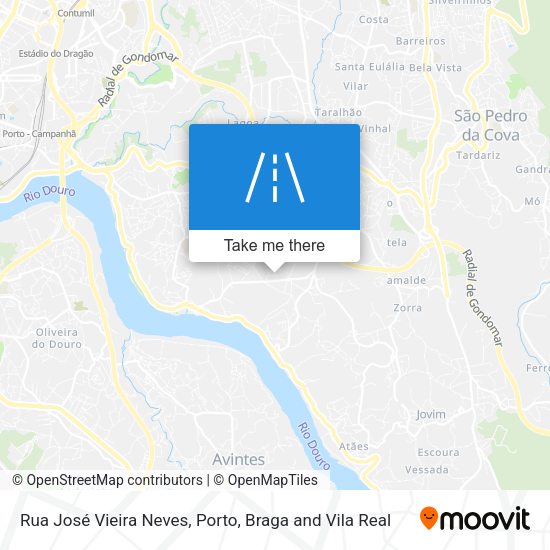 Rua José Vieira Neves map