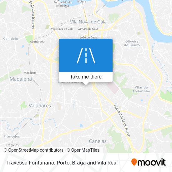 Travessa Fontanário mapa