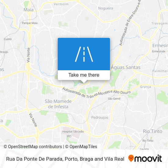 Rua Da Ponte De Parada mapa