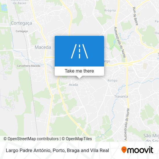 Largo Padre António map