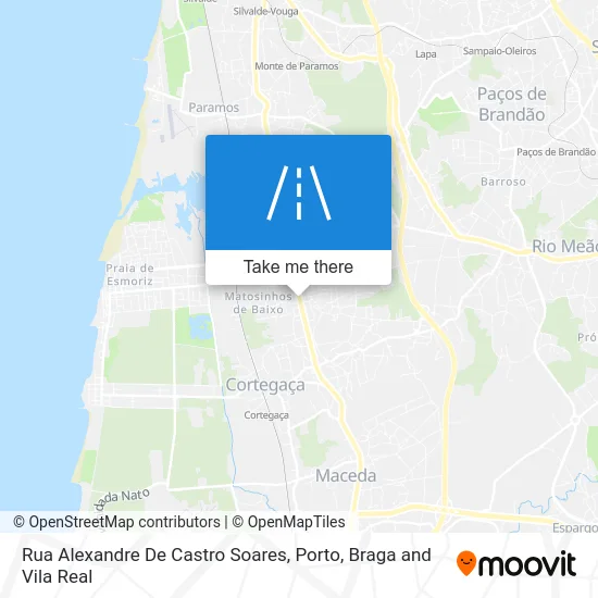 Rua Alexandre De Castro Soares map