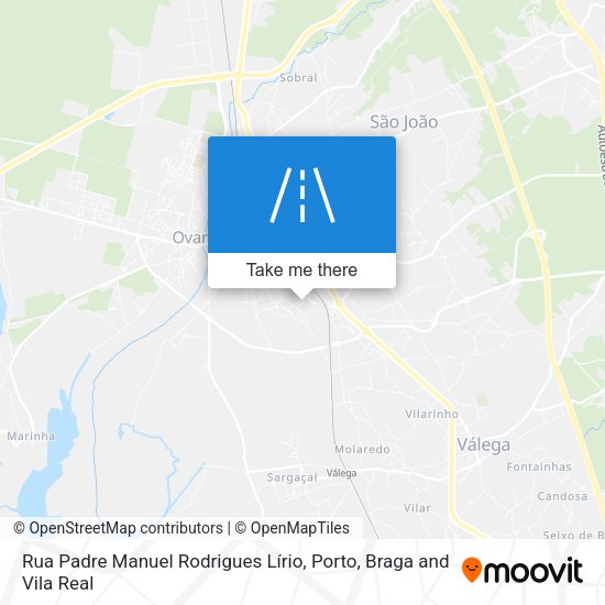 Rua Padre Manuel Rodrigues Lírio map