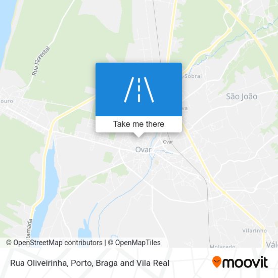 Rua Oliveirinha mapa