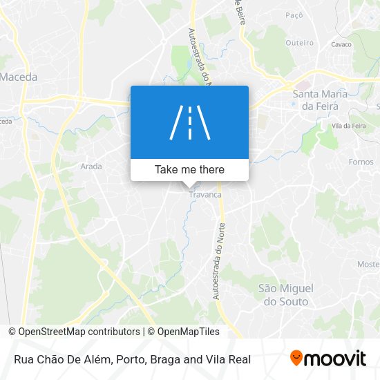 Rua Chão De Além map
