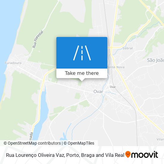 Rua Lourenço Oliveira Vaz mapa