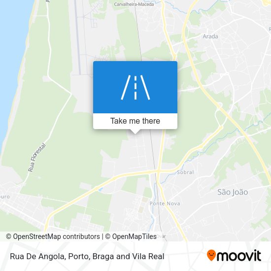 Rua De Angola map