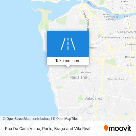 Rua Da Casa Velha map