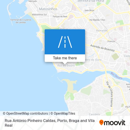 Rua António Pinheiro Caldas map