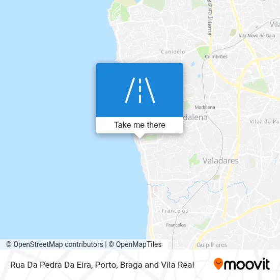 Rua Da Pedra Da Eira map