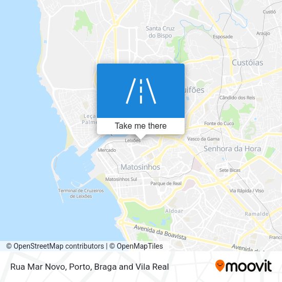 Rua Mar Novo mapa