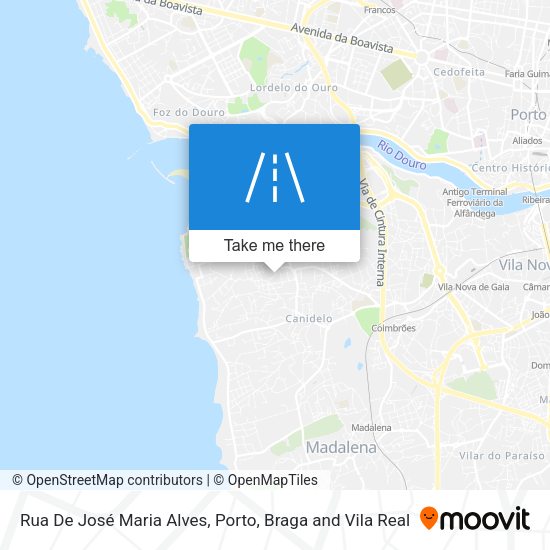 Rua De José Maria Alves map