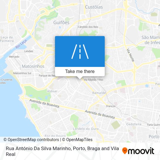 Rua António Da Silva Marinho map