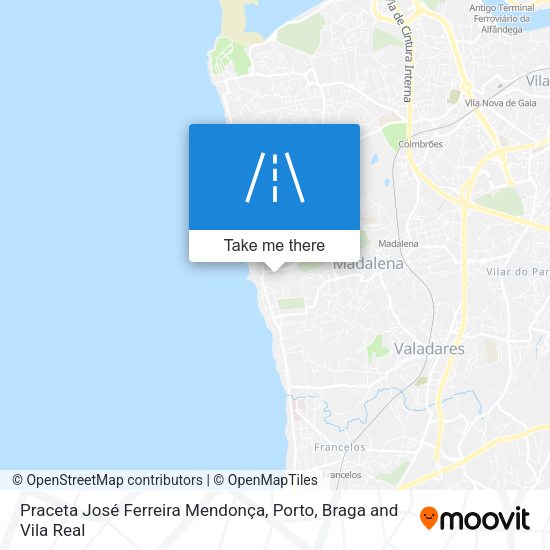 Praceta José Ferreira Mendonça mapa