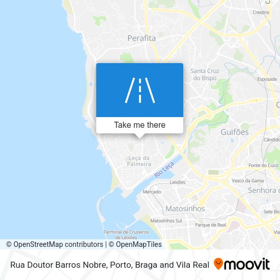 Rua Doutor Barros Nobre map