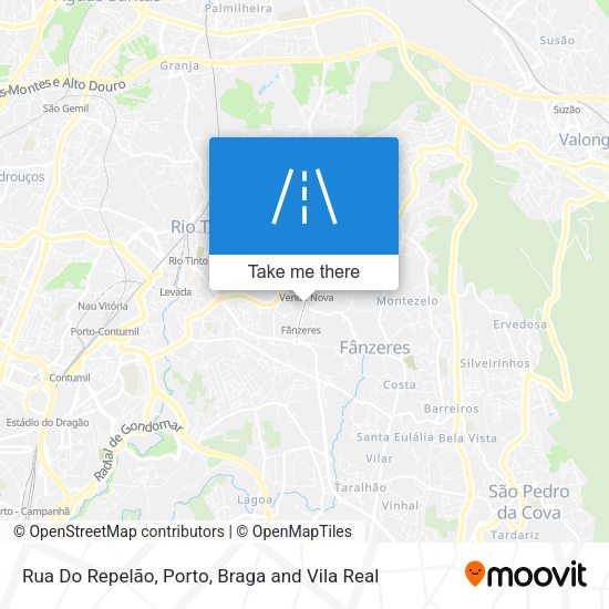 Rua Do Repelão mapa