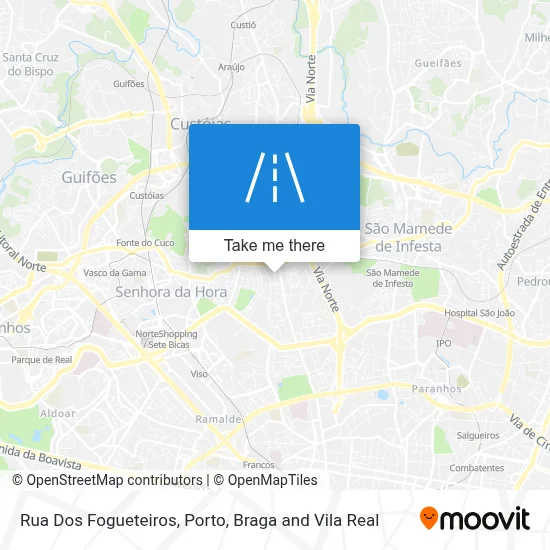 Rua Dos Fogueteiros map