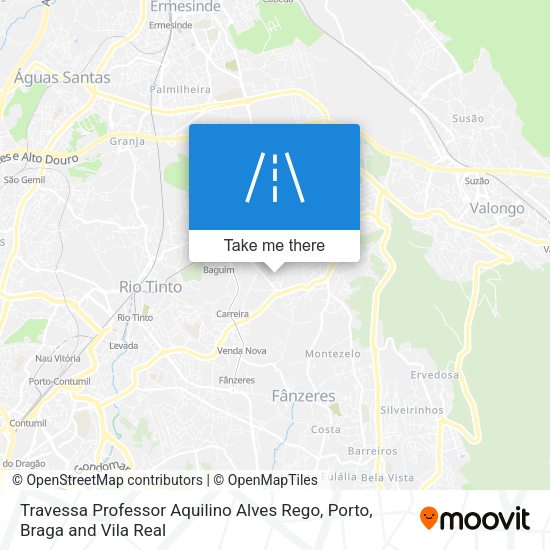 Travessa Professor Aquilino Alves Rego map