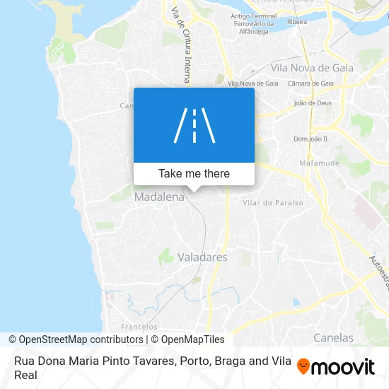 Rua Dona Maria Pinto Tavares map